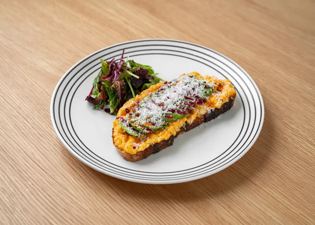 Cali Scrambled Egg Toast