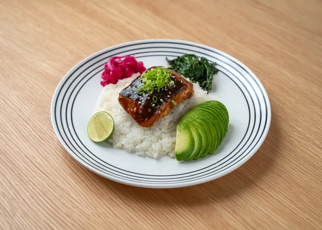 Miso Salmon Rice Bowl