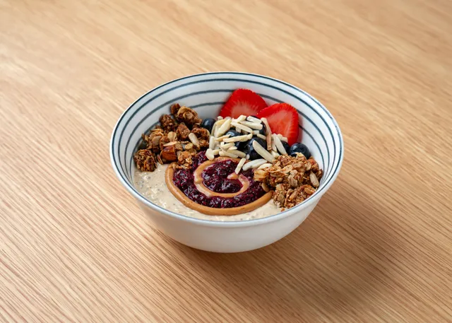 PB & J Protein Overnight Oats