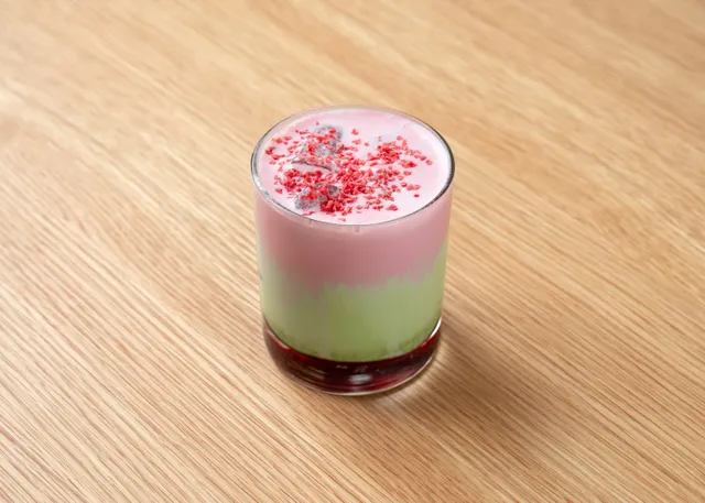 Strawberry Pomegranate Matcha